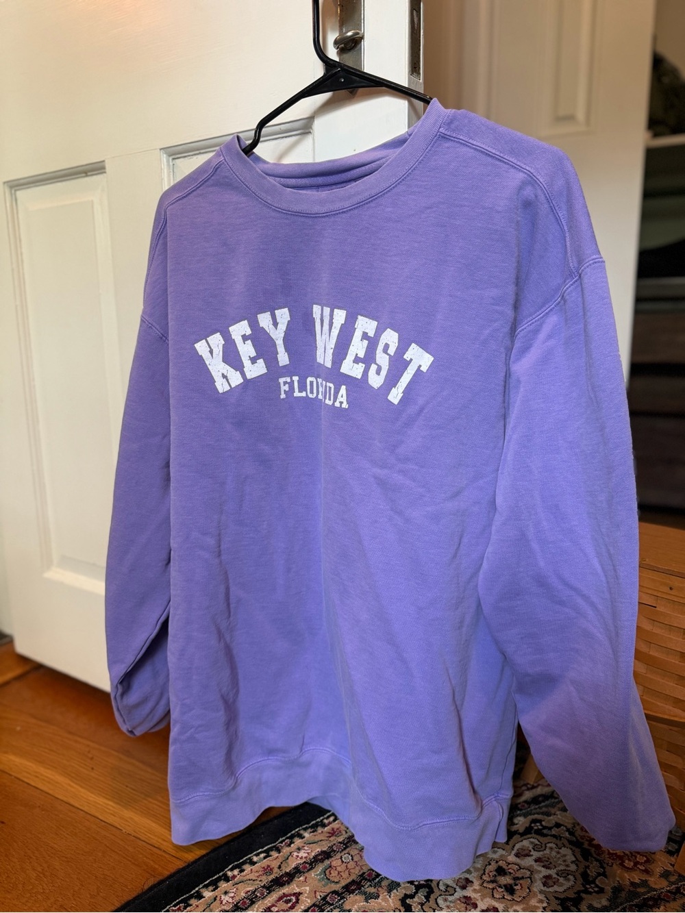 Comfort Colors Lavender Key West Florida Crewneck Sweatshirt
